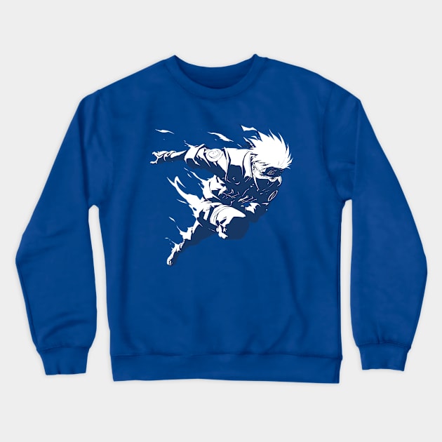 kakashi Crewneck Sweatshirt by sample the dragon